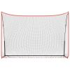 Golf Practice Net Black and Red 120.1"x35.8"x83.9" Polyester