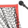 Golf Practice Net Black and Red 120.1"x35.8"x83.9" Polyester