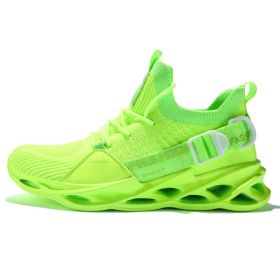 Women and Men Sneakers Breathable Running Shoes Outdoor Sport Fashion Comfortable Casual Couples Gym Mens Shoes Zapatos De Mujer (Color: 133 green)
