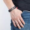 Tiger Eye Lava Stone Bead Buddha Bracelet Jewelry Yoga Prayer Bracelets Men Women Mujer Pulseras