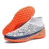 Plus Big Size 35-48 High Ankle Couple Sneaker Men TF Profession Football Chaussure Kids Outdoor Cleats Short Spikes Soccer Shoes
